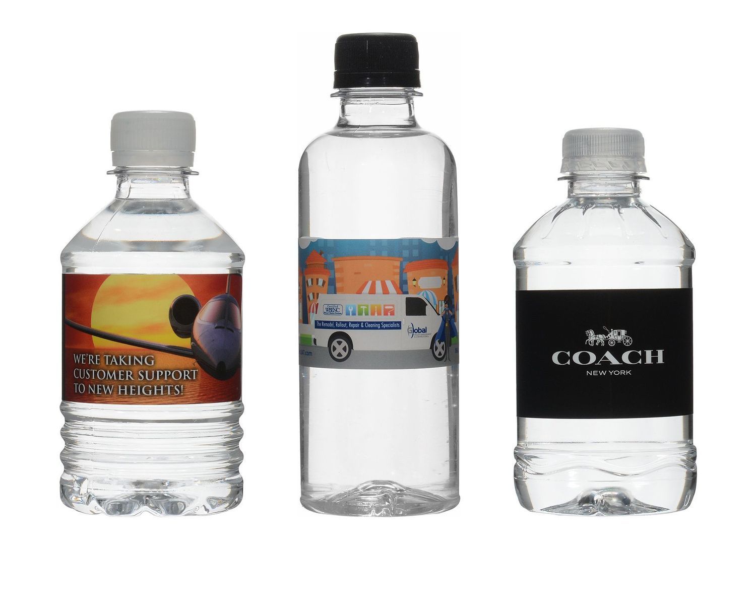 10 ounce Bottle of Spring Water With Custom Printed Label